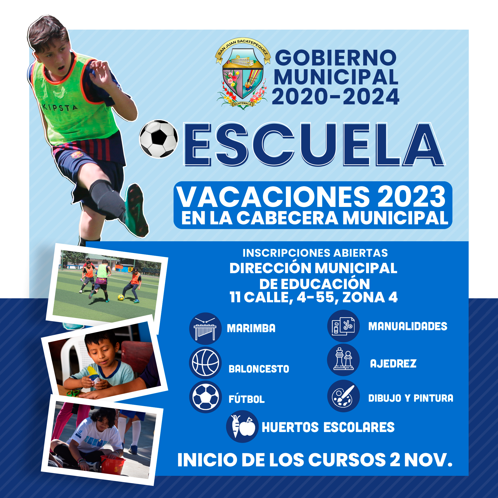 Cursos Municipales de Vacaciones